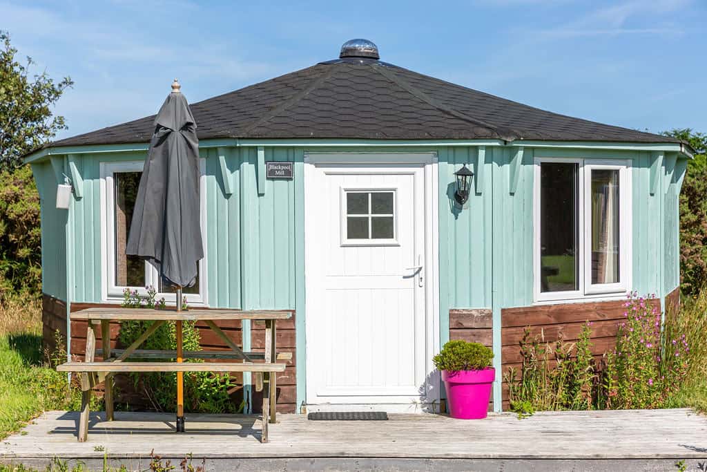 Blackpool Mill couples cabin at Coastal Cabins